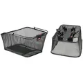 Produktbild: Hinterradkorb KLICKfix City II 41x21x31cm, schwarz, engmaschig