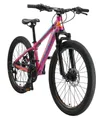 Produktbild: Bikestar Mountainbike 24 Zoll Aluminium Kinderfahrrad, 8 - 13 Jahre, Mädchen, Jungen, 21 Gang Shimano Tourney RD-TY300 Schaltwerk, Kettenschaltung, Scheibenbremsen, Rahmen 33 cm, Hardtail
