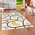 Produktbild: Pergamon Kinder Teppich Maui Kids Dino Straßenteppich Bunt in 5 Größen