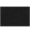 Produktbild: Color Your Life Fußmatte Rhine, waschbare & leistungsstarke Fußmatte mit Rutschfester Rückseite, rechteckig, Höhe: 6 mm, Erhältlich in vielen Größen schwarz 90 cm x 120 cm x 6 mm
