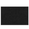 Produktbild: Floordirekt Schmutzfangmatte Rhine, Schwarz, Textil, Uni, rechteckig, 90x120 cm, Made in EU, Oeko-Tex® Standard 100, rutschfest, schmutzabweisend, für Fußbodenheizung geeignet, schützt den Fußboden, pflegeleicht, Teppiche & Böden, Fuß & Stufenmatten, Schmutzfangmatten