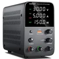 Produktbild: Labornetzteil 0-30V, 0-5A, DC Regelbar mit LED-Anzeige, Schwarz, 150W