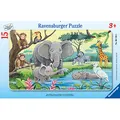 Produktbild: Ravensburger Tiere Afrikas Puzzle, 15 Teile