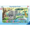 Produktbild: RAVENSBURGER Afrikanische Tiere Puzzle 15 Teile