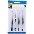 Produktbild: Kinzo Pinzetten-Set 4-teilig auf Karte