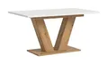 Produktbild: xonox.home - Esstisch Motion 2-TLG. Set 150x76x90 cm in Artisan Eiche und weiß - Auszugstisch Speisetisch Wohnzimmertisch Küchentisch Holztisch - erstklassige Qualität