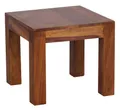 Produktbild: FineBuy Couchtisch Sheesham Massiv-Holz 45 cm breit Wohnzimmer-Tisch Design Landhaus-Stil Beistelltisch Natur Braun
