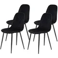 Produktbild: Hela Vertriebs GmbH Schalenstuhl-Set, Schwarz, Textil, 44x89x53.5 cm, Esszimmer, Stühle, Esszimmerstühle, Vierfußstühle