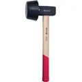 Produktbild: Connex Plattenverlegehammer COX622256, rund, 2400g Kopfgewicht, Kopf-Ø 110mm, Hickoryholzstiel