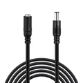 Produktbild: Wicked Chili 3m DC-Verlängerungskabel Kabel kompatibel mit Eufy Homebase 3 & 2, Yealink, Snom, Fanvil, Grandstream IP Telefon Netzteil Ladegerät Ladeschale Verlängerung (5,5 x 2,1mm | 5V 12V 2,5A)
