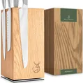 Produktbild: WALDWERK Design Messerblock ohne Messer - Messerblock magnetisch und drehbar aus edlem Eichenholz - Messerhalter für Messer
