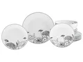 Produktbild: CreaTable - Luna - Tellerset 18-tlg (Black Flower)