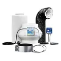 Produktbild: GrowPRO Lüftungsset Silent Digital 1180 m3/h mit Temperatursteuerung inkl. Aktivkohlefilter und EC-Rohrventilator