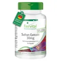 Produktbild: Safran Extrakt 30 mg - 90 Kapseln + Vitamin B5, B6 und B12 | VEGAN | fairvital