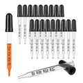 Produktbild: Hyber&Cara Glas Pipette Dropper 1ml Tropfpipette Flüssigkeiten Messpipette für Haustier Medizin, Ätherisches Öl, Malerei Kunst, Labor Experiment, 20 Stück