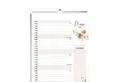 Produktbild: heaven+paper Jahresplaner A4 Wandkalender 2 Spalten WILDFLOWER 2026, hochwertig, Hergestellt in Deutschland
