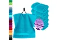Produktbild: Lashuma Waschlappen - Seiftücher Linz, (Spar-Set, 6-St), Frottee Waschlappen blau 30x30 cm