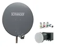 Produktbild: Schwaiger 714548 SAT-Antenne (80 cm, Aluminium, Quad LNB, anthrazit)