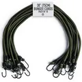 Produktbild: Schwerlast 10 Pack Elastisch Spanngummis mit Haken an beiden Enden Camping Sh...