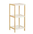 Produktbild: axentia Regal Beistellregal aus Bambus mit 3 Böden, 1-tlg., 2-stöckig, 34 x 80 x 33 cm
