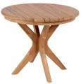 Produktbild: Beistelltisch Burton Teak Rund Ø 60 cm | Teakvollholz Garten Balkon Outdoor