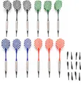 Produktbild: meteor Dartboard Darts Set mit 4 LED Kinder Erwachsene Spiel