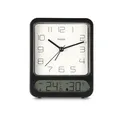 Produktbild: Hama Wecker Uhr Manuell Analog leise ohne Ticken + digital Temperatur Hygrometer