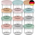 Produktbild: 12-Pack Babybrei Einfrieren Behälter Glas - Beikost Baby Zubehör, Mikrowellen B
