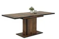 Produktbild: Hela Tische, Esszimmertisch Säulentisch Ariana, Holzwerkstoff melaminbeschichtet, Dekor Oldwood, ausziehbar 120-160x80x76cm
