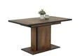 Produktbild: Esszimmertisch Ariana I T, Säulentisch, ausziehbar 120-160 cm, oldwood / schwarz
