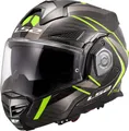 Produktbild: LS2 Motorradhelm FF901 Advant X Carbon Future II Klapphelm, vorbereitet für Kommunikationssystem,Notfallsystem-Polsterung (EQ