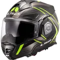 Produktbild: Motorrad Helm XXL - LS2 FF901 Advant X Carbon Future II 2 Klapphelm fluogelb