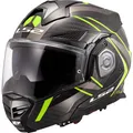 Produktbild: Motorrad Helm XXL - LS2 FF901 Advant X Carbon Future II 2 Klapphelm fluogelb