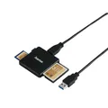 Produktbild: hama 124156 USB-3.0-Multikartenleser Kartenleser schwarz