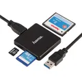 Produktbild: Hama Kartenleser USB 3.0 SD microSD SDHC SDXC Card Reader für Windows Mac 512GB