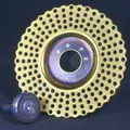 Produktbild: Diamant Schleifscheibe Wave Kaindl  ink. 10mm Dorn TIN Sichtschleifscheibe