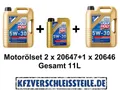 Produktbild: MADE IN GERMANY MOTORÖL VON LIQUI MOLY 11L SET 5W30 FÜR VAG GRUPPE