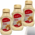 Produktbild: Jeden Tag Delikatess Mayonnaise 80 % 3er Pack (3x500 ml Flasche) + usy Block