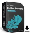 Produktbild: AOMEI Partition Assistant Pro, 2 PC Win, Dauerlizenz *Lifetime Updates*,Download