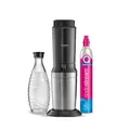 Produktbild: SodaStream Crystal 3.0 Trinkwassersprudler mit 1 Glaskaraffe schwarz, 1016411490