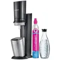 Produktbild: Sodastream Wassersprudler Crystal 3.0 Schwarz, Edelstahl