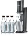Produktbild: SodaStream Crystal 3.0 Aktionspack 3 Karaffen Trinkwasser-Sprudler titan