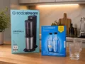 Produktbild: SodaStream Crystal 3.0 Titan 1 CO2-Zylinder und 3 Glaskaraffe