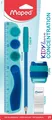Produktbild: 4tlg. SchulSet KIDY LEARN CONCENTRATION  Lineal  Anspitzer  Radiergummi  Ble...