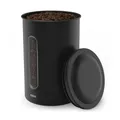 Produktbild: Xavax | Vorratsdose für Kaffee aus Edelstahl (Kaffeekanne, große Kapazität, mehr als 1 kg Kaffee, geeignet für alle Lebensmittel) Mattschwarz