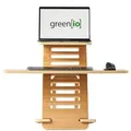 Produktbild: greenio Stehpult aus Holz | extra stabil + hoch | für Büro & Home Office | Made in EU | nachhaltig | mit E-Book