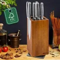 Produktbild: Magnetischer Messerblock ohne Messer drehbar Akazienholz