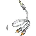 Produktbild: Inakustik 004100015 Audio-Kabel 1,5 m 3.5mm 2 x RCA Weiß