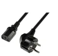 Produktbild: LogiLink LogiLink Strom Anschlusskabel [1x Schutzkontakt-Winkelstecker - 1x Kal Stromkabel, (300.00 cm)