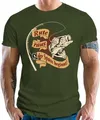 Produktbild: Herren T-Shirt für Angler und Fischer: Rute Raus - Der Spass beginnt M